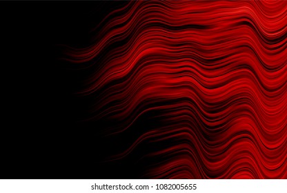 Dark Red vector background with bubble shapes. Shining crooked illustration in marble style. A completely new marble design for your business.