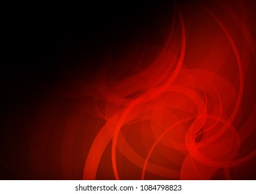 Dark Red vector background with bubble shapes. A completely new color illustration in marble style. A completely new marble design for your business.