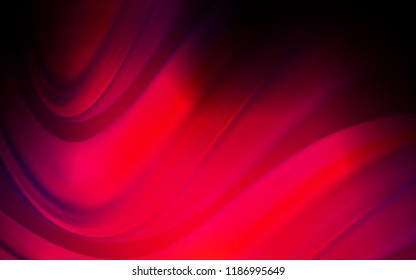 Dark Red vector background with bubble shapes. Colorful abstract illustration with gradient lines. The template for cell phone backgrounds.