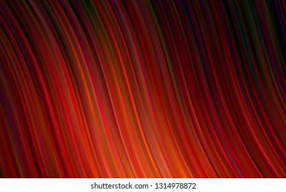 Dark Red vector background with bubble shapes. A vague circumflex abstract illustration with gradient. Brand new design for your ads, poster, banner.
