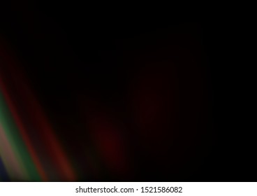 Dark Red vector background with bubble shapes. Colorful abstract illustration with gradient lines. Brand new design for your ads, poster, banner.