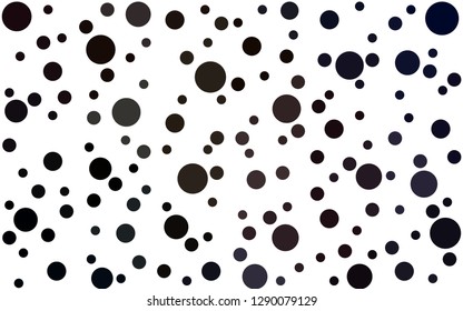 Dark Red vector  background with bubbles. Illustration with set of shining colorful abstract circles. Pattern for beautiful websites.