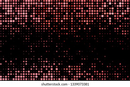 Dark Red vector background with bubbles. Blurred decorative design in abstract style with bubbles. Pattern for beautiful websites.