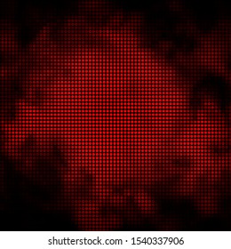 Dark Red vector background with bubbles. Abstract colorful disks on simple gradient background. Pattern for business ads.