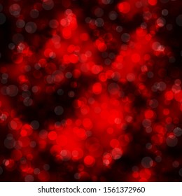 Dark Red vector background with bubbles. Abstract colorful disks on simple gradient background. Pattern for wallpapers, curtains.