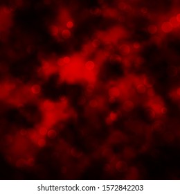 Dark Red vector background with bubbles. Abstract colorful disks on simple gradient background. Design for posters, banners.