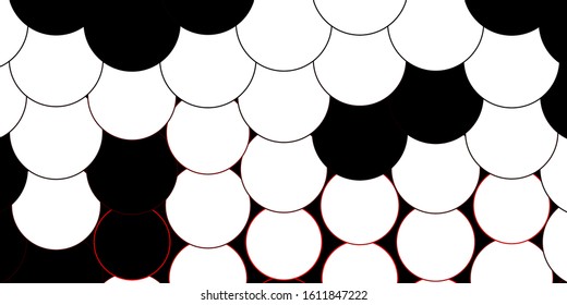 Dark Red vector background with bubbles. Abstract illustration with colorful spots in nature style. Pattern for booklets, leaflets.