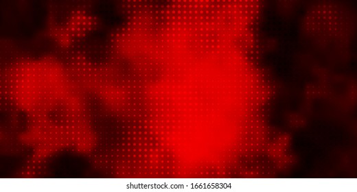 Dark Red vector background with bubbles. Abstract colorful disks on simple gradient background. Pattern for booklets, leaflets.