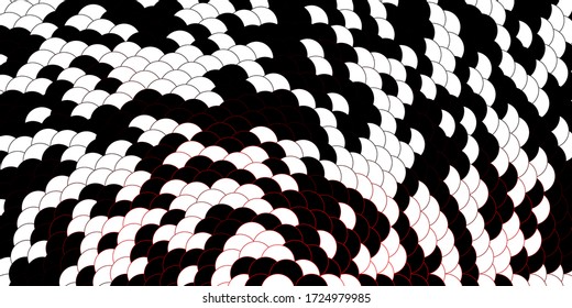 Dark Red vector background with bubbles. Glitter abstract illustration with colorful drops. Pattern for wallpapers, curtains.