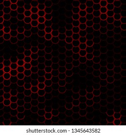 Dark Red vector background with circles. Abstract decorative design in gradient style with bubbles. Pattern for websites, landing pages.