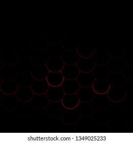 Dark Red vector background with circles. Glitter abstract illustration with colorful drops. Pattern for websites, landing pages.