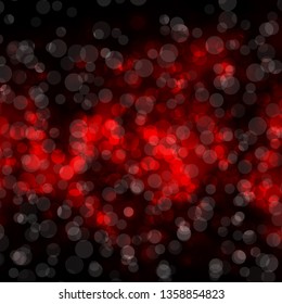 Dark Red vector background with circles. Abstract colorful disks on simple gradient background. Design for your commercials.