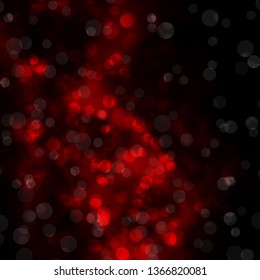 Dark Red vector background with circles. Abstract illustration with colorful spots in nature style. Pattern for business ads.