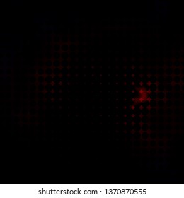 Dark Red vector background with circles. Illustration with set of shining colorful abstract spheres. Design for your commercials.