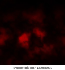 Dark Red vector background with circles. Modern abstract illustration with colorful circle shapes. Pattern for booklets, leaflets.