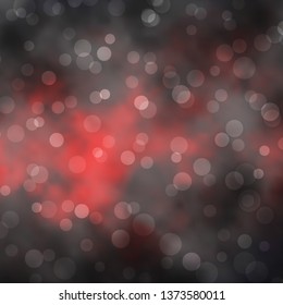 Dark Red vector background with circles. Abstract colorful disks on simple gradient background. Pattern for websites, landing pages.
