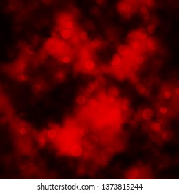 Dark Red vector background with circles. Abstract illustration with colorful spots in nature style. Design for your commercials.