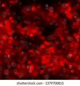 Dark Red vector background with circles. Abstract decorative design in gradient style with bubbles. Pattern for booklets, leaflets.