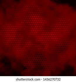 Dark Red vector background with circles. Modern abstract illustration with colorful circle shapes. Design for posters, banners.