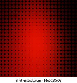 Dark Red vector background with circles. Abstract decorative design in gradient style with bubbles. New template for your brand book.