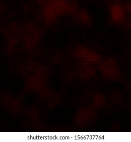Dark Red vector background with circles. Colorful illustration with gradient dots in nature style. Design for your commercials.