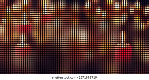 Dark Red vector background with circles. Colorful illustration with gradient dots in nature style. Pattern for websites, landing pages.