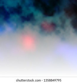 Dark Red vector background with clouds. Shining illustration with abstract gradient clouds. Pattern for your commercials.