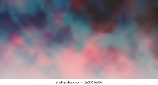 Dark Red vector background with clouds. Gradient illustration with colorful sky, clouds. Beautiful layout for uidesign.