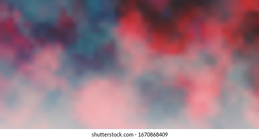Dark Red vector background with clouds. Gradient illustration with colorful sky, clouds. Beautiful layout for uidesign.