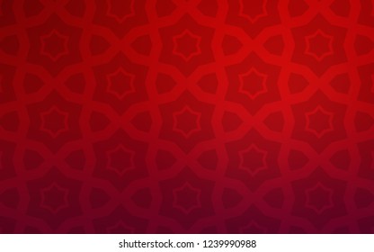 Dark Red vector background with colored stars. Stars on blurred abstract background with gradient. Pattern for wrapping gifts.