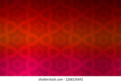 Dark Red vector background with colored stars. Modern geometrical abstract illustration with stars. Smart design for your business advert.