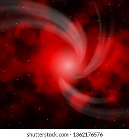 Dark Red vector background with colorful stars. Decorative illustration with stars on abstract template. Design for your business promotion.