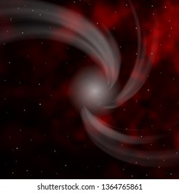 Dark Red vector background with colorful stars. Shining colorful illustration with small and big stars. Best design for your ad, poster, banner.