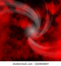 Dark Red vector background with colorful stars. Decorative illustration with stars on abstract template. Theme for cell phones.