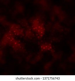 Dark Red vector background with colorful stars. Colorful illustration with abstract gradient stars. Design for your business promotion.