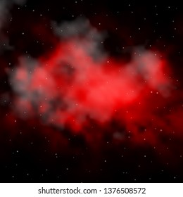 Dark Red vector background with colorful stars. Decorative illustration with stars on abstract template. Pattern for websites, landing pages.