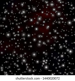 Dark Red vector background with colorful stars. Colorful illustration in abstract style with gradient stars. Design for your business promotion.