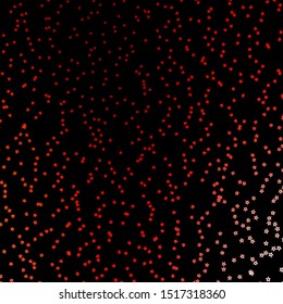 Dark Red vector background with colorful stars. Colorful illustration in abstract style with gradient stars. Theme for cell phones.