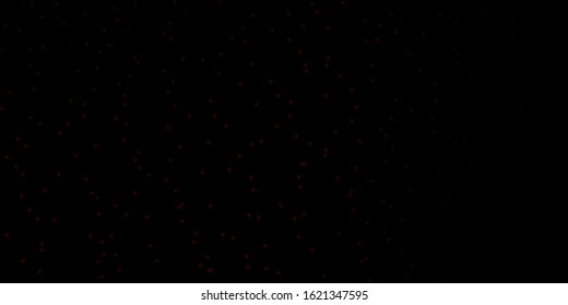 Dark Red vector background with colorful stars. Blur decorative design in simple style with stars. Design for your business promotion.