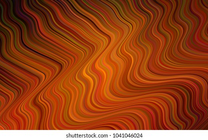 Dark Red vector background with curved circles. A completely new color illustration in marble style. Brand-new design for your ads, poster, banner.