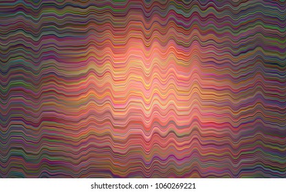 Dark Red vector background with curved circles. A completely new color illustration in marble style. Marble style for your business design.