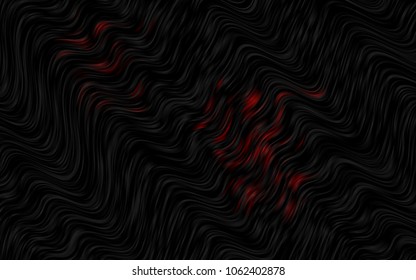 Dark Red vector background with curved circles. A completely new color illustration in marble style. Brand-new design for your ads, poster, banner.