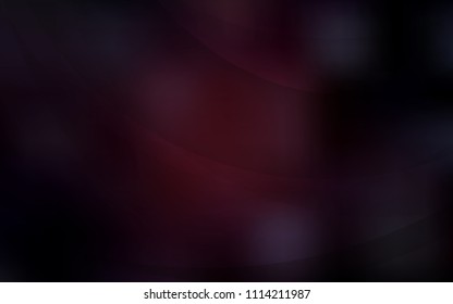 Dark Red vector background with curved circles. Creative illustration in halftone marble style with gradient. A completely new memphis design for your business.