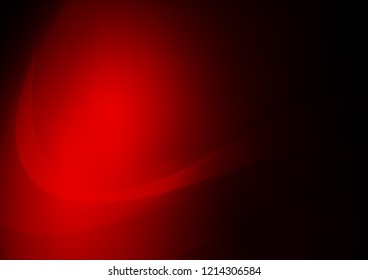 Dark Red vector background with curved circles. Shining crooked illustration in marble style. A completely new template for your business design.