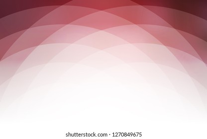 Dark Red vector background with curved circles. A sample with blurred bubble shapes. Textured wave pattern for backgrounds.