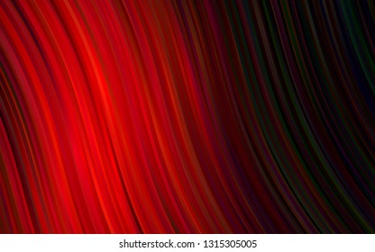 Dark Red vector background with curved circles. Colorful illustration in abstract marble style with gradient. New composition for your brand book.