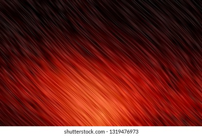 Dark Red vector background with curved circles. Glitter abstract illustration with wry lines. New composition for your brand book.