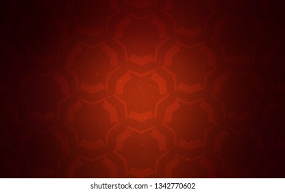Dark Red vector background with curved lines. A sample with colorful lines, shapes. Abstract design for your web site.