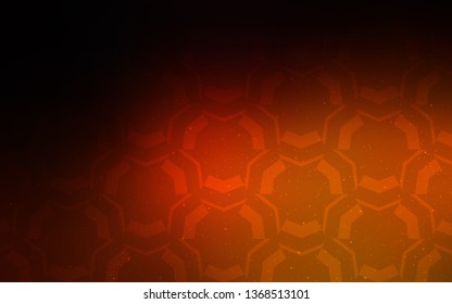 Dark Red vector background with curved lines. Geometric illustration in abstract style with gradient.  A completely new design for your business.