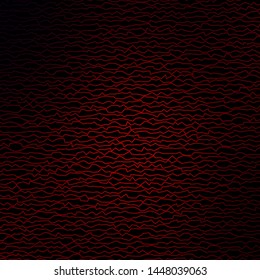 Dark Red vector background with curved lines. Bright sample with colorful bent lines, shapes. Pattern for websites, landing pages.